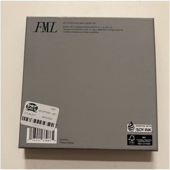 SEVENTEEN "FML" 10th Mini Album Limited Edition CD with Box - Picture 3 of 6